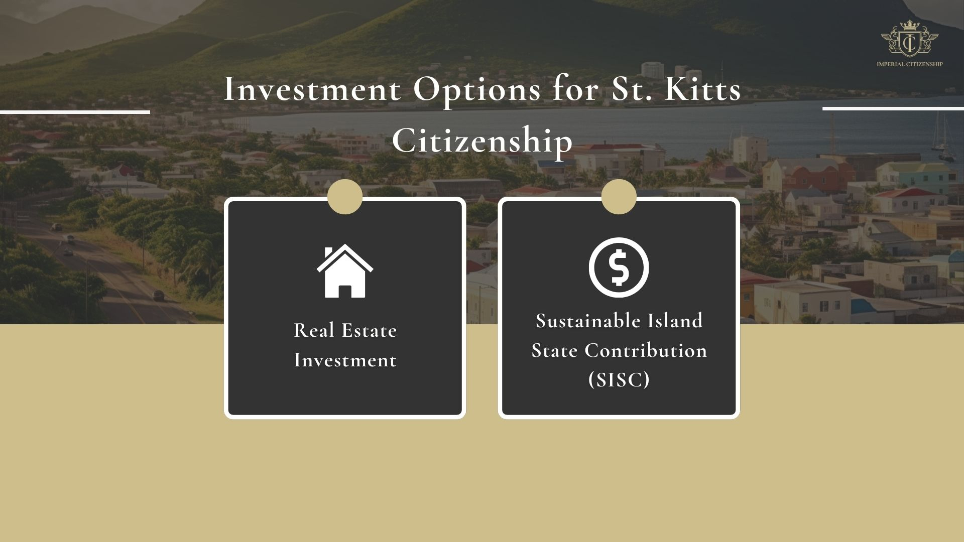 Investment Options for St. Kitts Citizenship