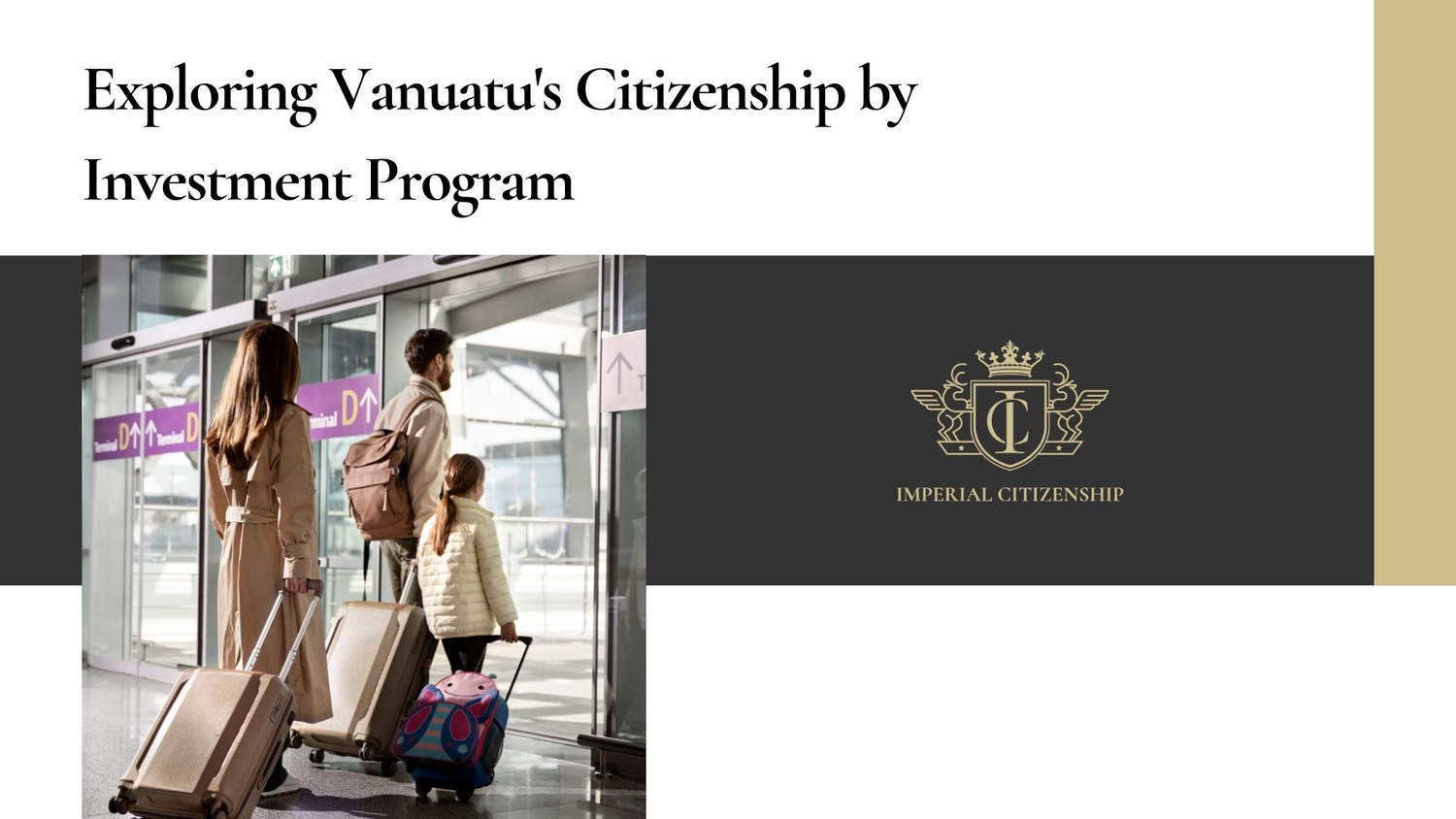 Vanuatu's Citizenship by Investment Program