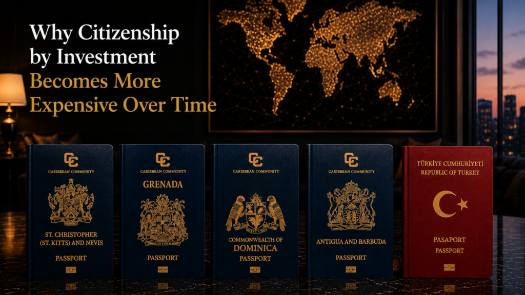 Why Citizenship by Investment Becomes More Expensive Over Time
