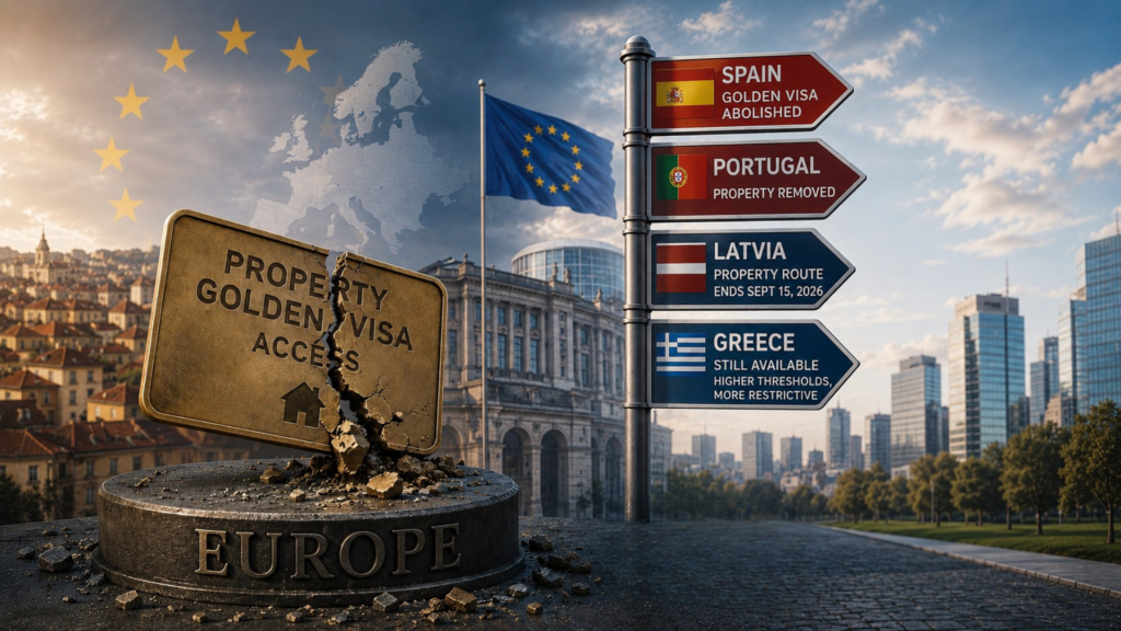 Europe Is Quietly Killing the Traditional Golden Visa Model.